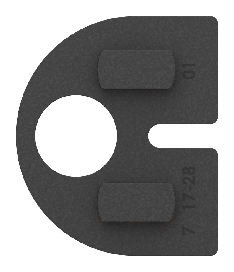 Gummi für Mod. 30, Blech 2mm