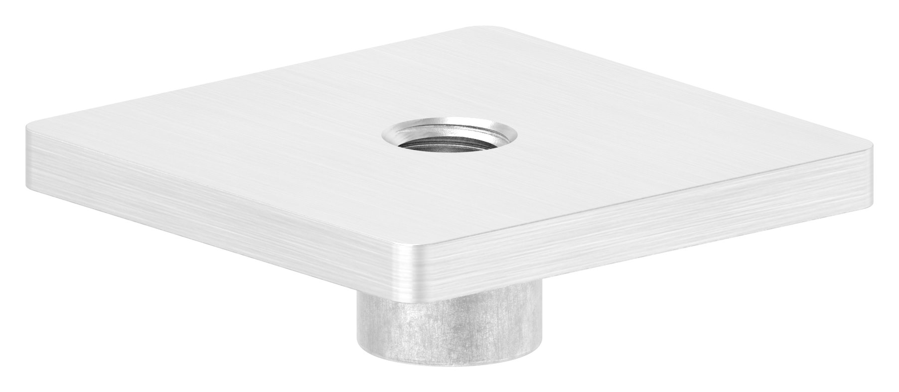 Platte, 40x40mm, M8, V4A