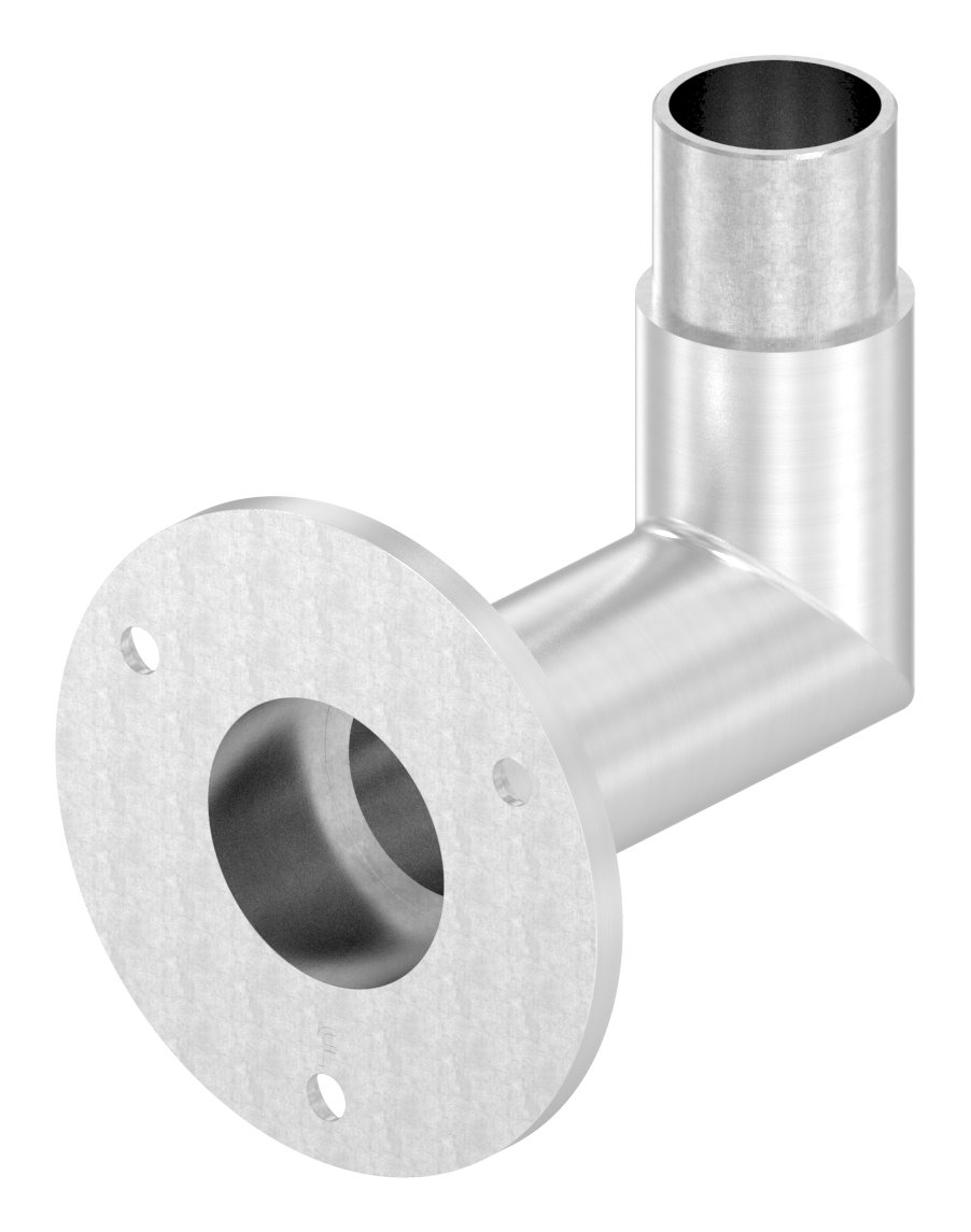 Wandhalter 90° für Rohr 33,7x2,0mm, V2A