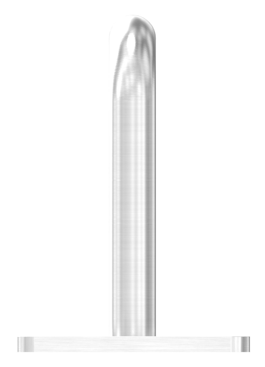 Handlaufhalter eckig zum Anschweißen (Ronde und Bügel verschweißt), V2A