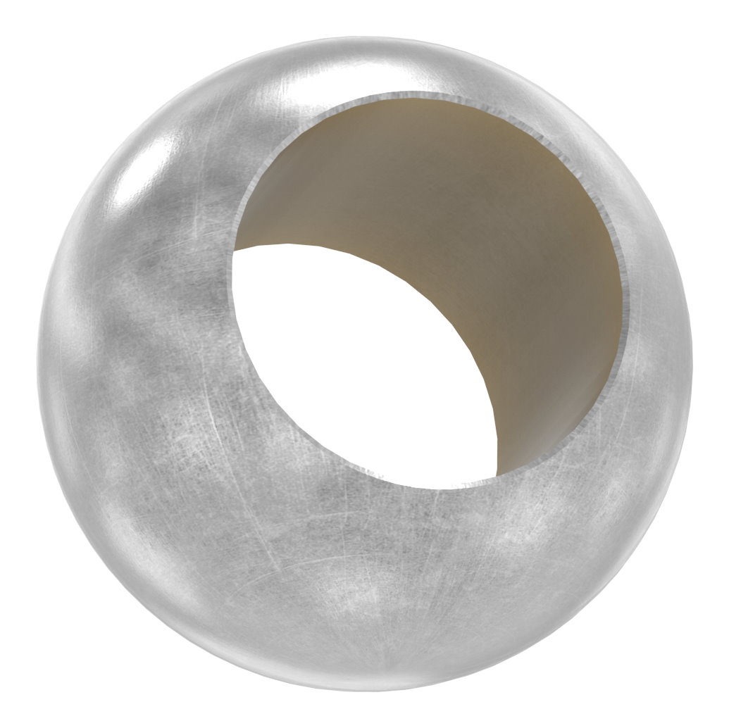 Massivkugel 20mm, mit Durchgangsbohrung 12,3mm