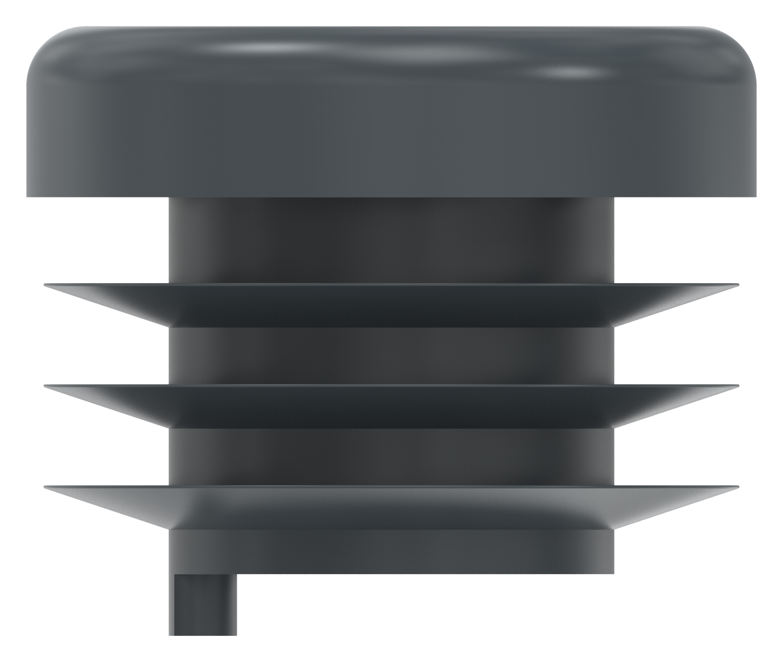 Kunststoffkappe für Rundrohr 21,3mm