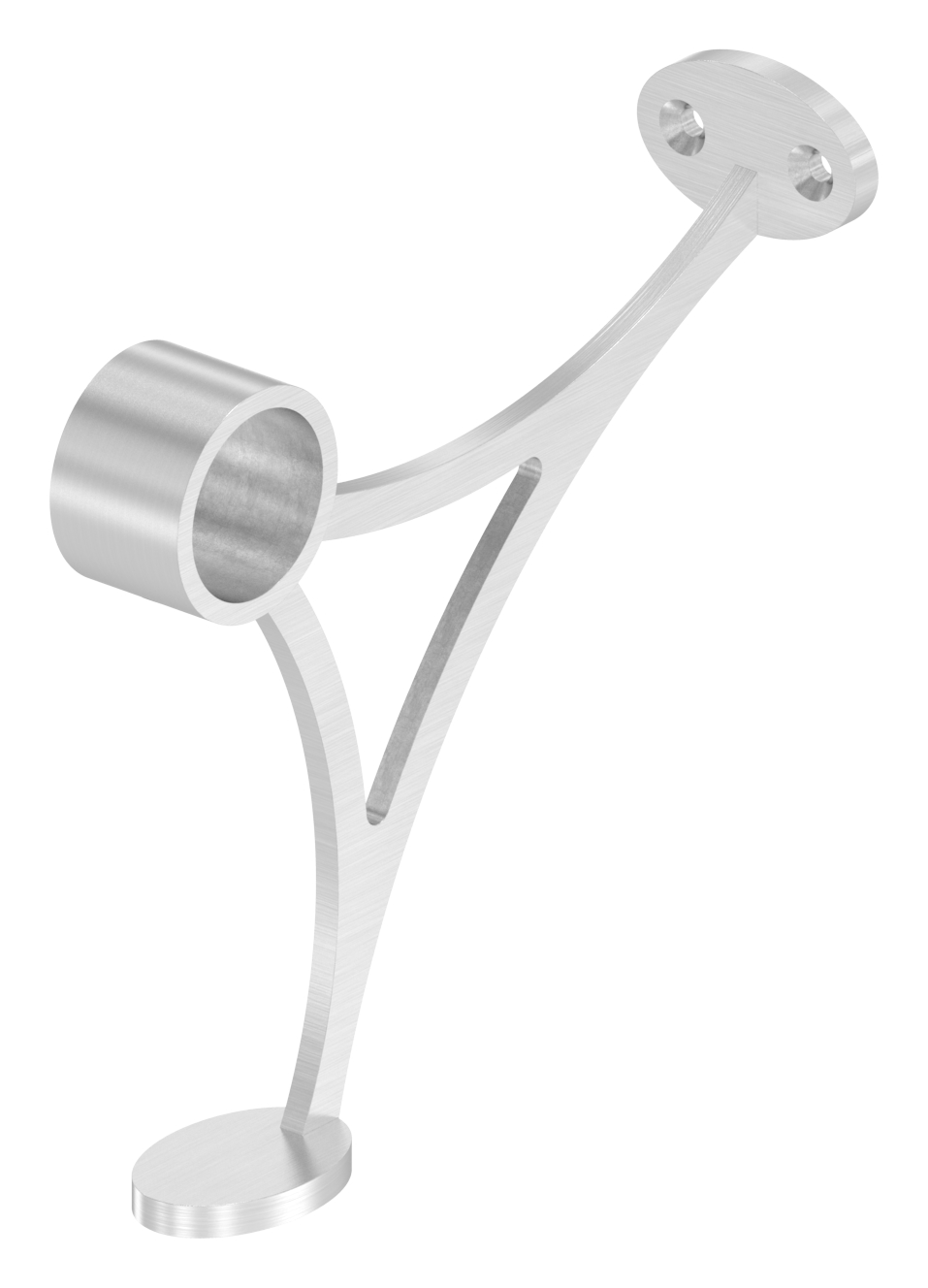 Fußlaufstütze, für Rohr 33,7mm, V2A Fußlaufstütze, für Rohr 33,7mm, V2A