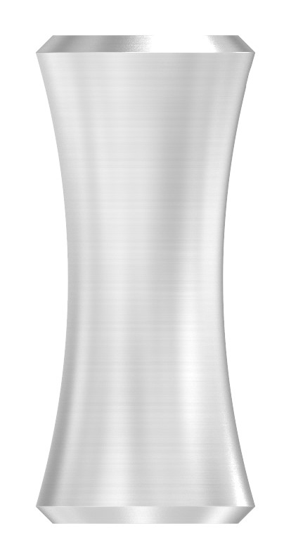 Zierhülse mit Durchgangsbohrung 12,5mm, V2A