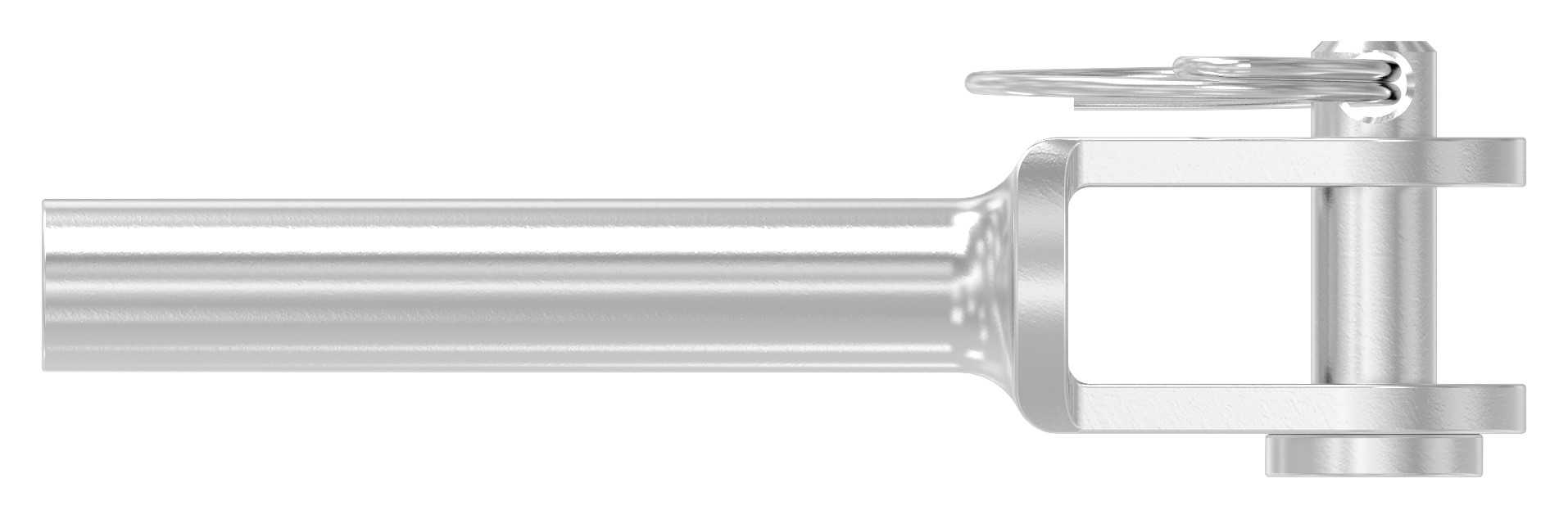 Gabelterminal mit Innengew. M6 links, V4A