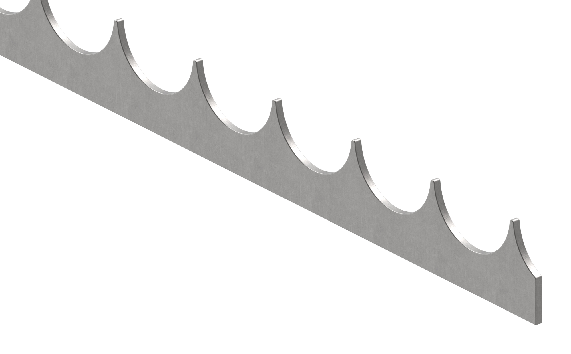 Zackenleiste Mauriks, 35x3mm, L: 2000mm
