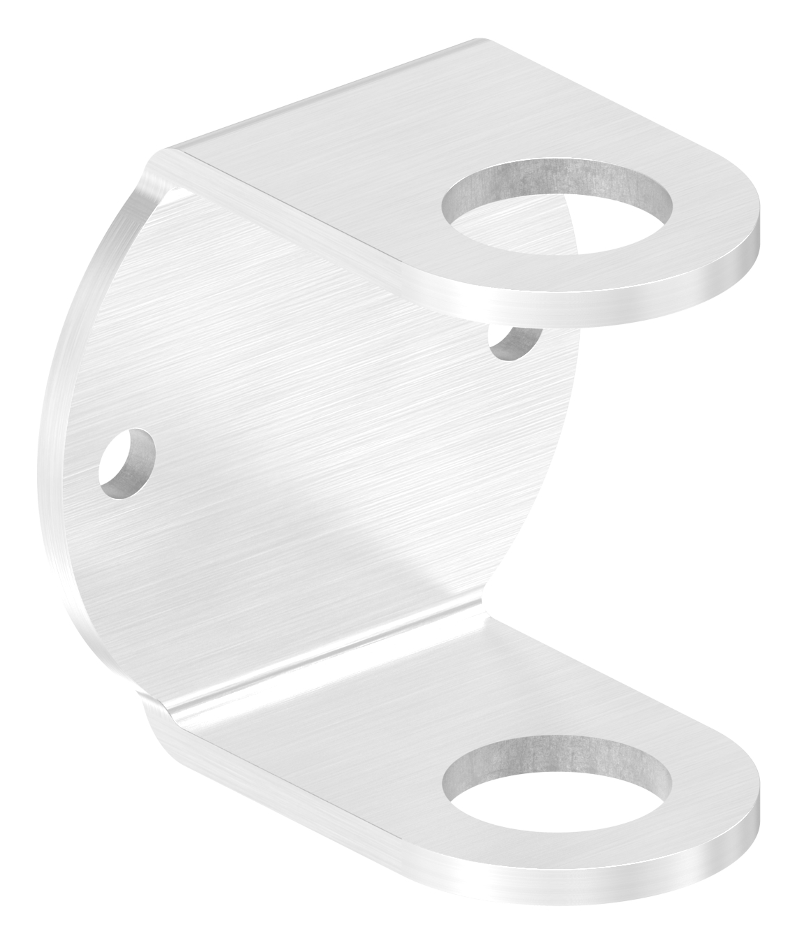Wandbefestigung für Geländerpfosten 33,7mm, V2A