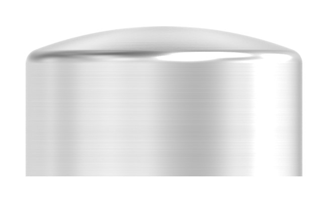 Endkappe zum Überstecken für Rohr 33,7mm, V2A