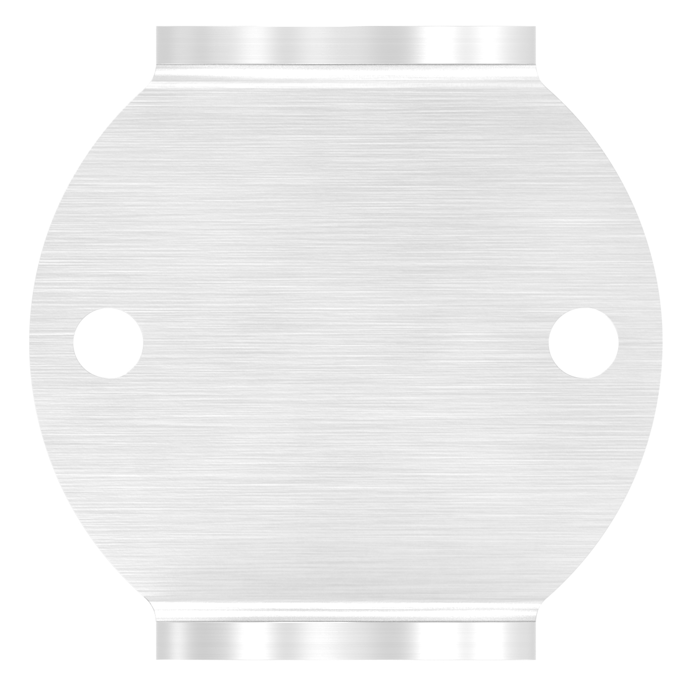 Wandbefestigung für Geländerpfosten 42,4mm, V2A