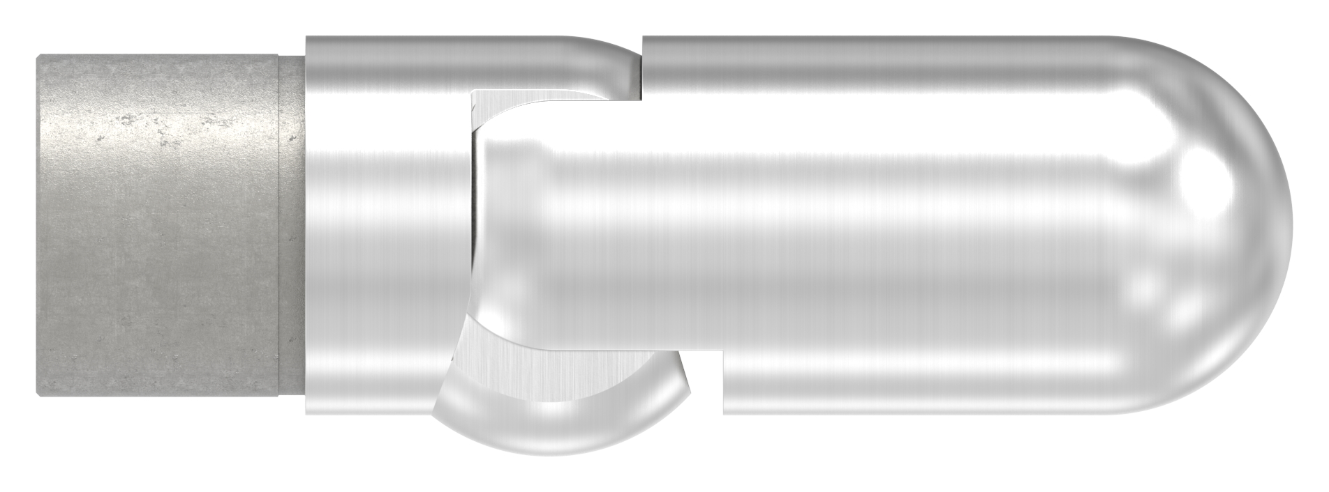 Gelenkstück rechts, für Rohr 42,4x2,0mm, V2A