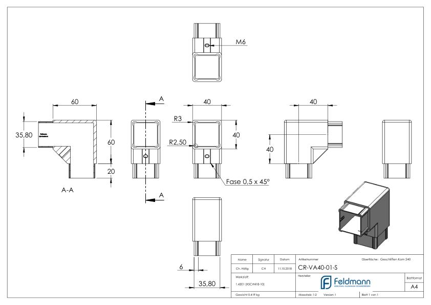 CORNECT Steckecke Set