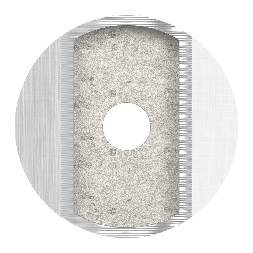 Rohrsattel, Anschluss oben: Rohr 42,4mm, V2A