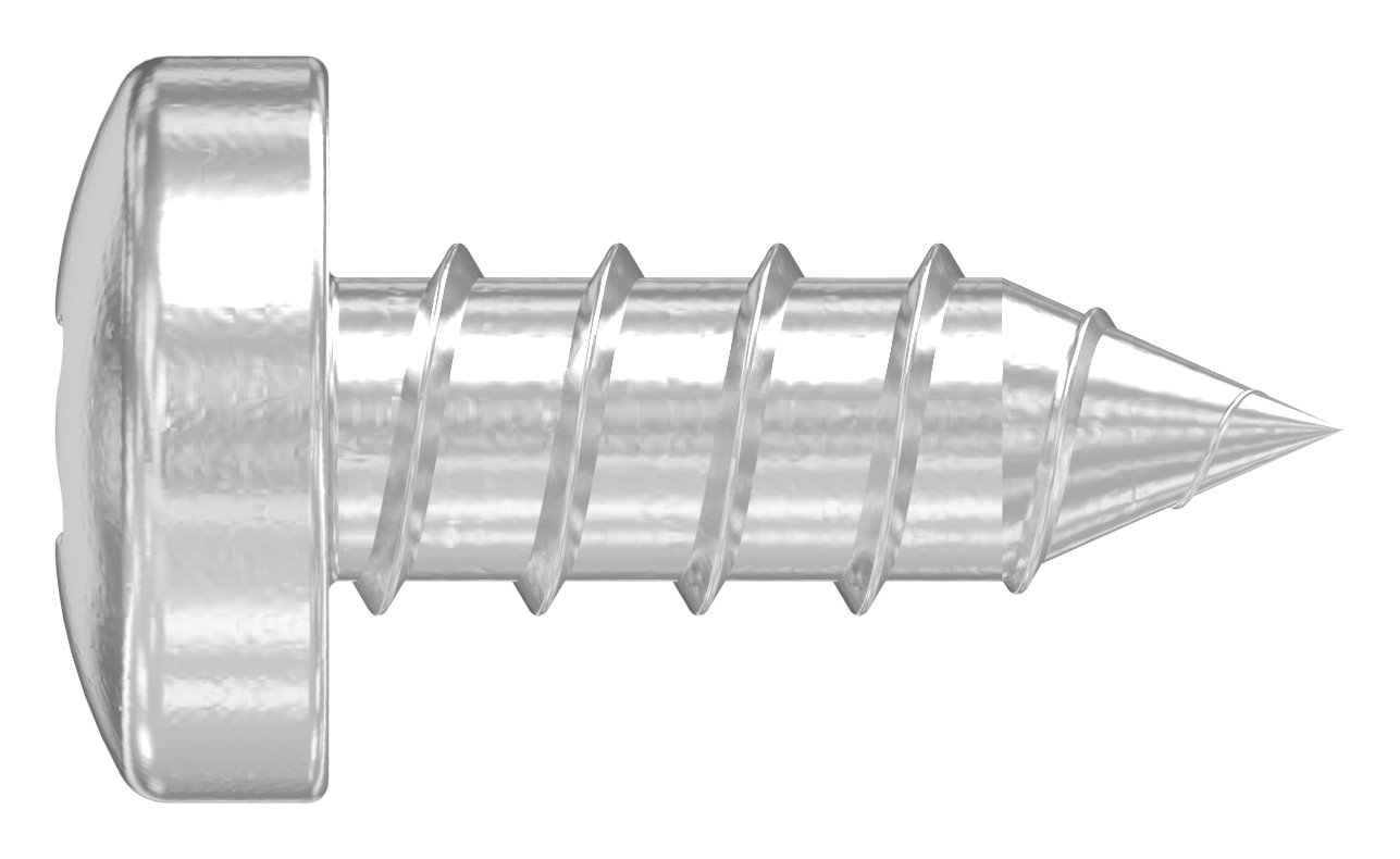 Linsen-Blechschraube 3,5x9,5 mit Torx T15 und Spitze, ISO 14585 V2A