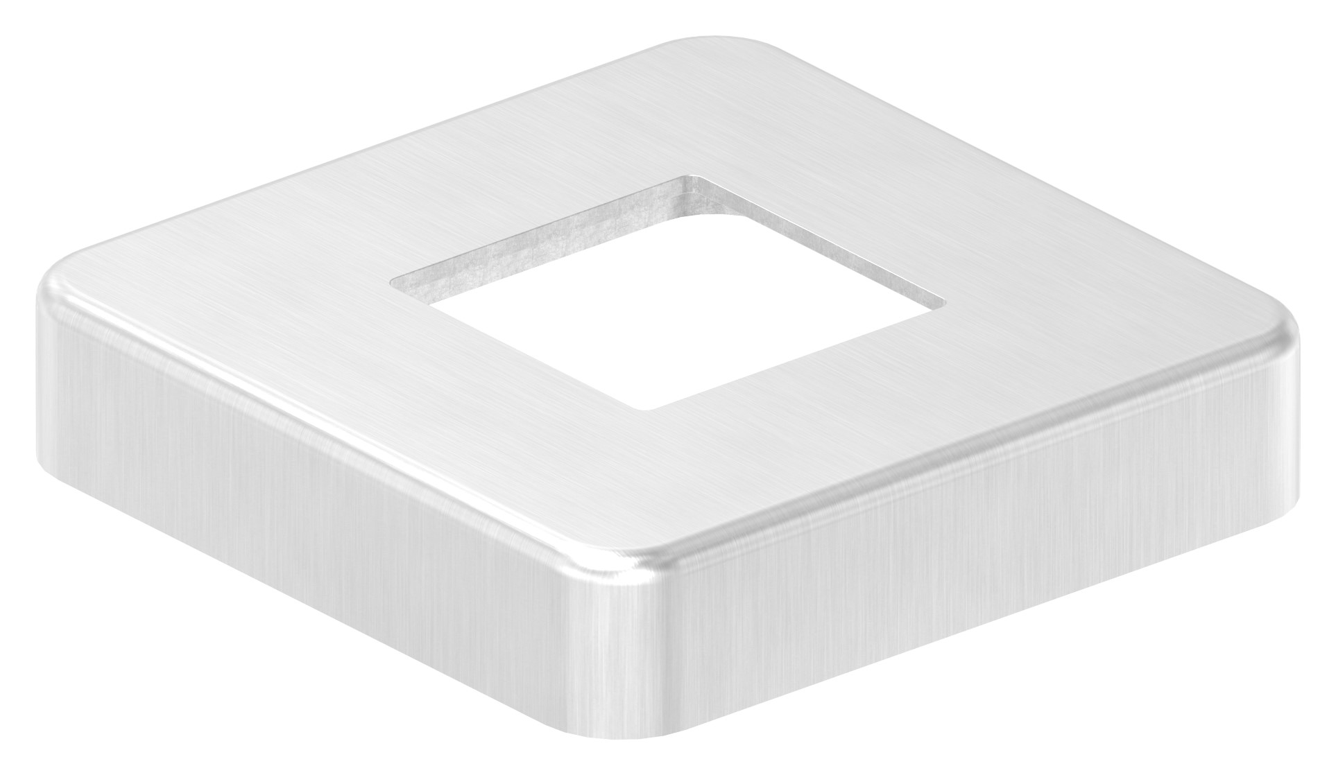 Abdeckrosette, 96x96x20mm, V2A