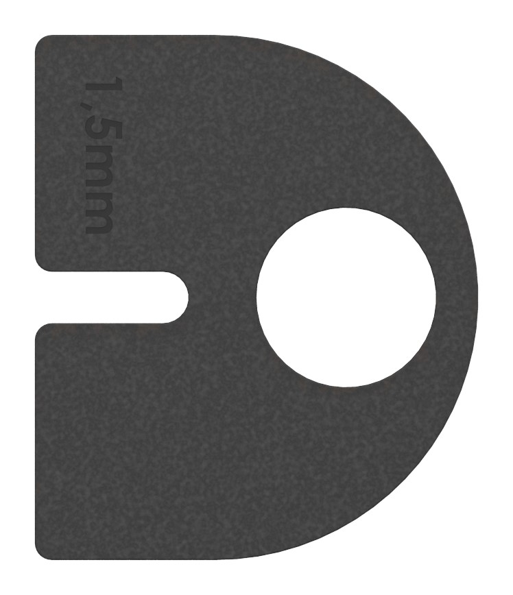 Gummi für Mod. 30, Blech 1,5mm