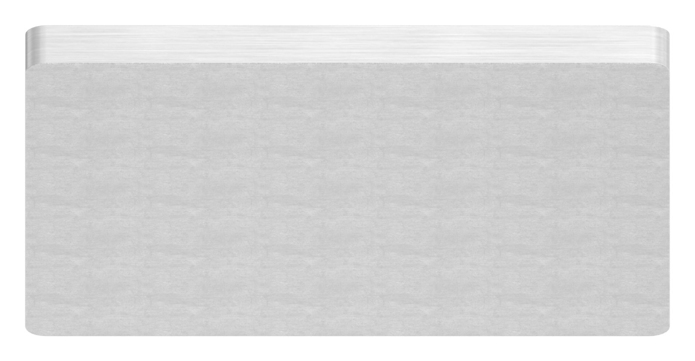 Platte zum Anschweißen für Rohr 60x60, V2A