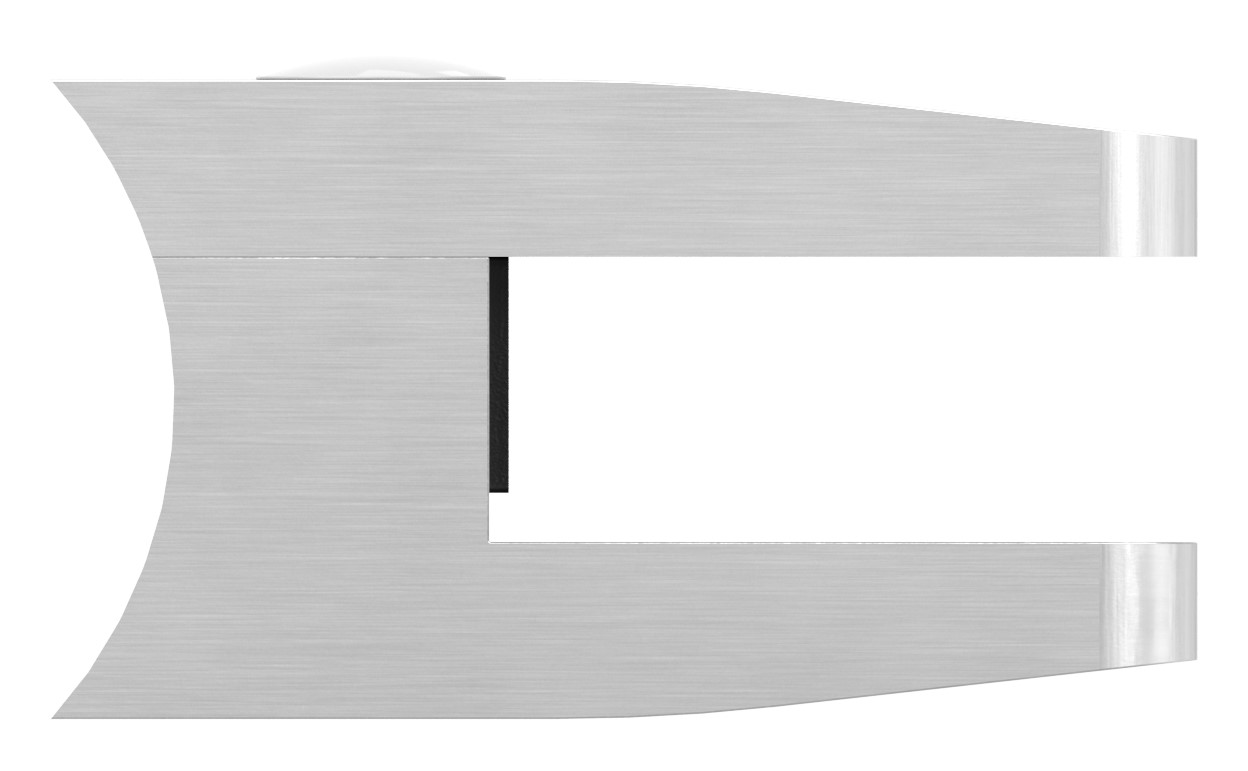 Glasklemme Mod. 14, Anschluss: 48,3mm, V4A Glasklemme Mod. 14, Anschluss: 48,3mm, V4A