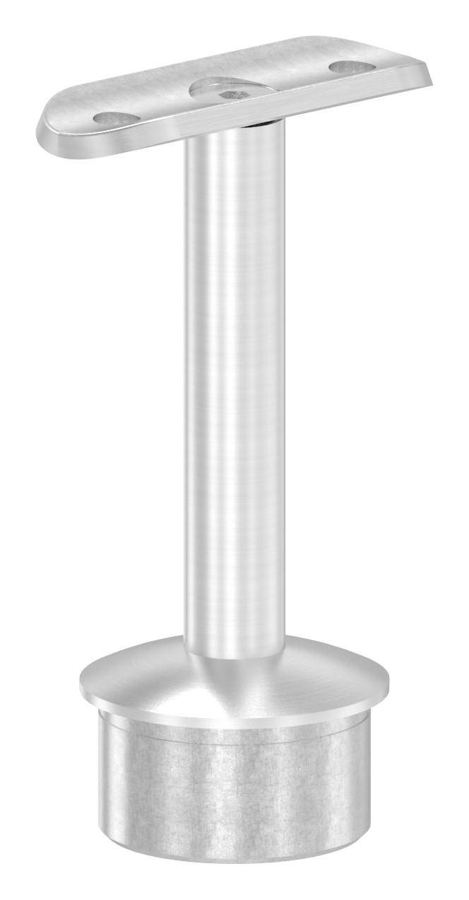 Rohrabschlussstopfen für Rohr 42,4x2,5mm, Handlaufanschlussplatte: 42,4mm, V2A