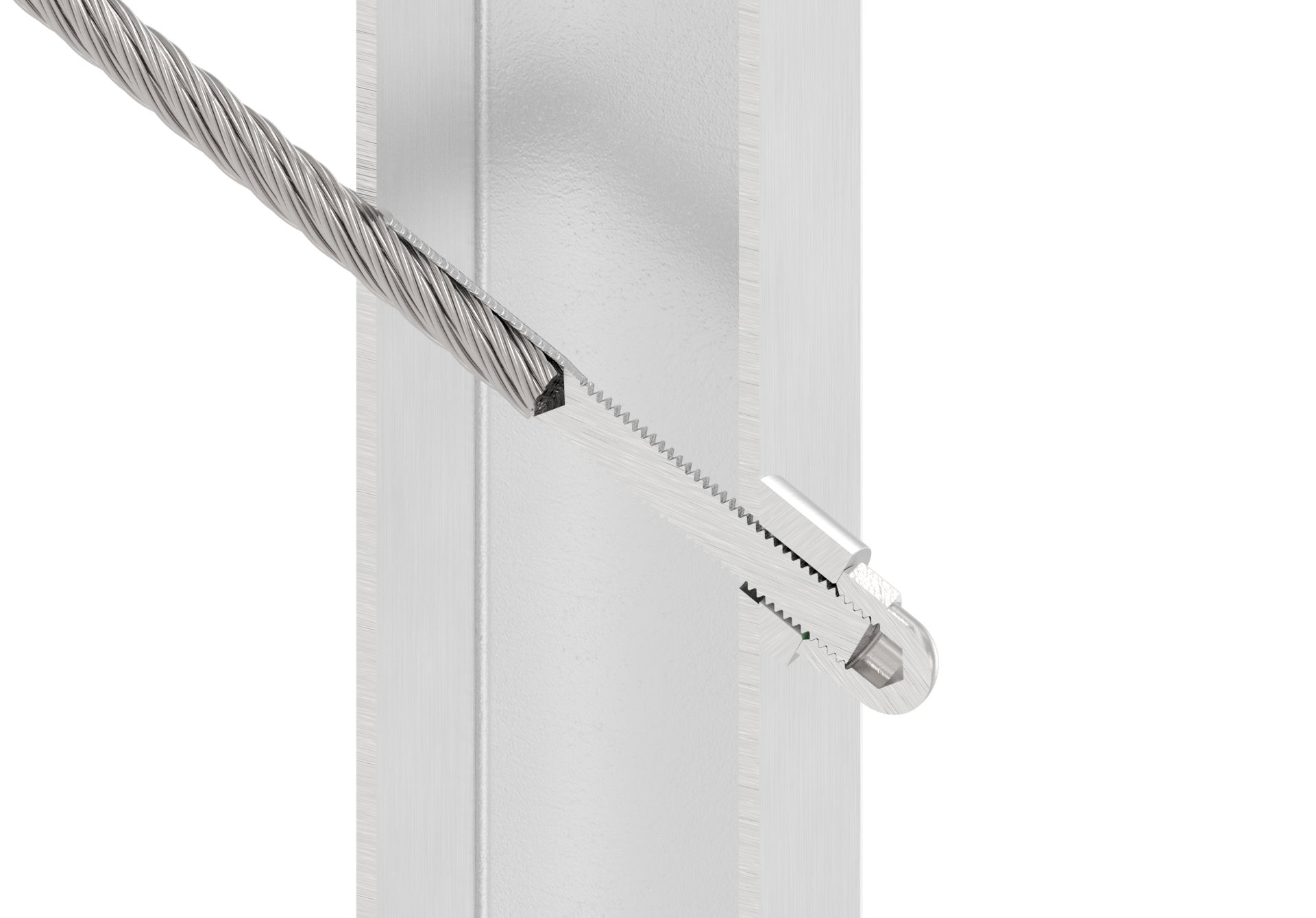 Formanschluss, für Gewinde M4, V2A