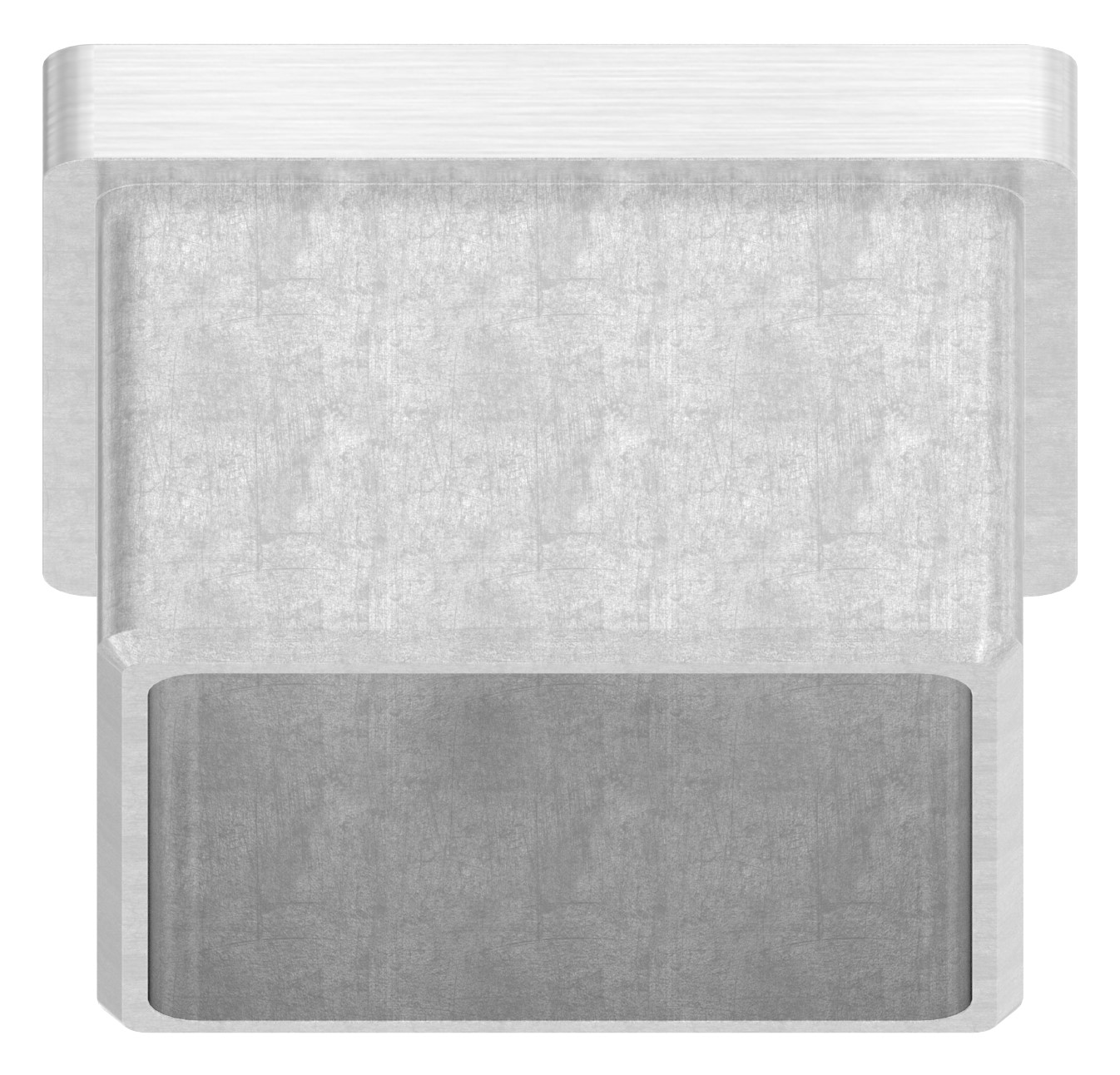 Einsteckkappe, für Rohr 40x40x2,0mm, V4A