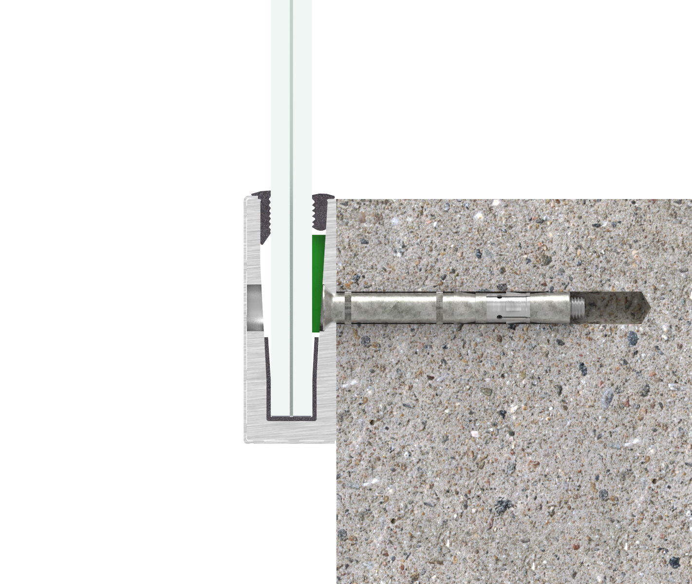 Alu-Profil ELEGANZA LIGHT, seitliche Montage, L: 3000mm Alu-Profil ELEGANZA LIGHT, seitliche Montage, L: 3000mm