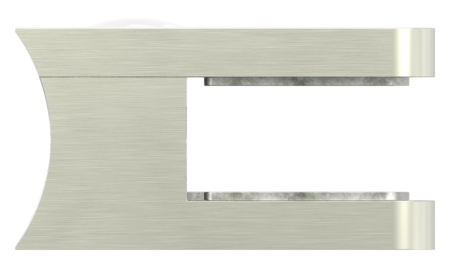 Glasklemme Mod. 11, Anschluss: 42,4mm, VA-Effekt Glasklemme Mod. 11, Anschluss: 42,4mm, VA-Effekt