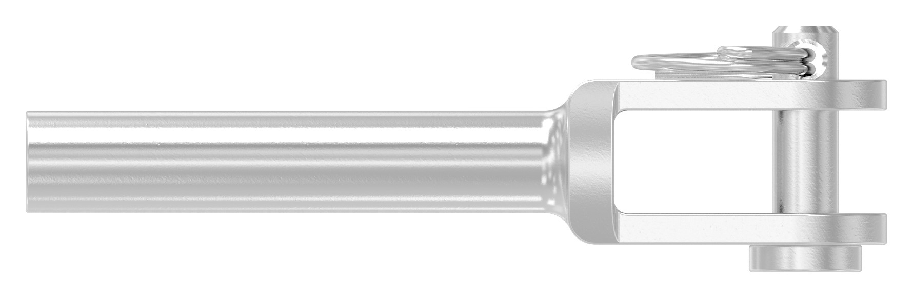 Gabelterminal mit Innengew. M5 links, V4A