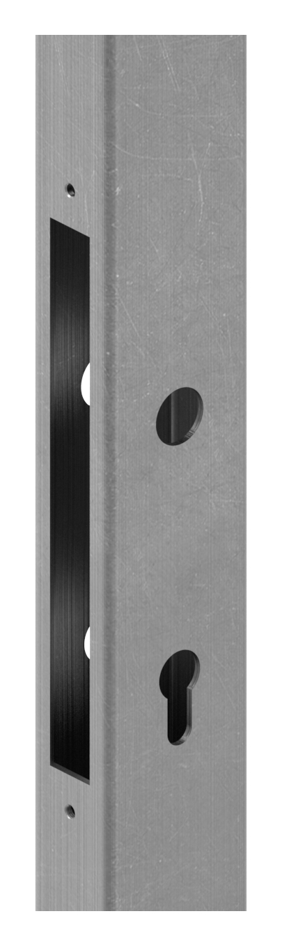 Schlossrohr 60x40 glatt, L:2000mm