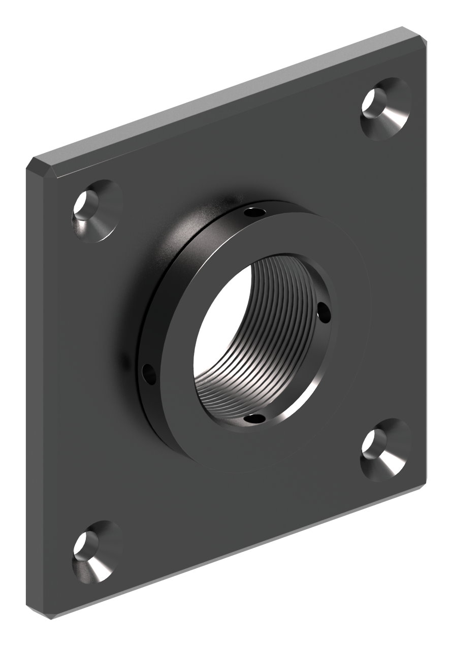 Montageplatte quadratisch 100x100mm