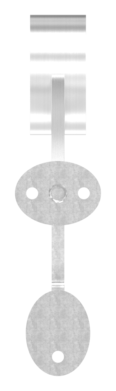 Fußlauf- / Handlaufstütze, für Rohr 48,3mm, V2A Fußlauf- / Handlaufstütze, für Rohr 48,3mm, V2A