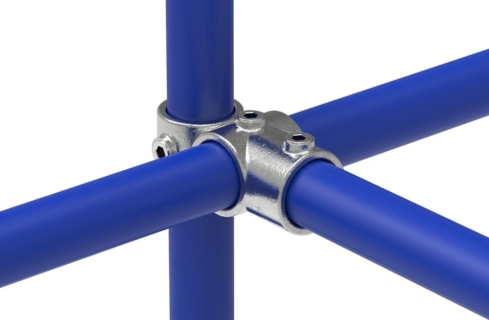 Kreuzstück, mit T-Stück, für Rohr Ø 42,4mm