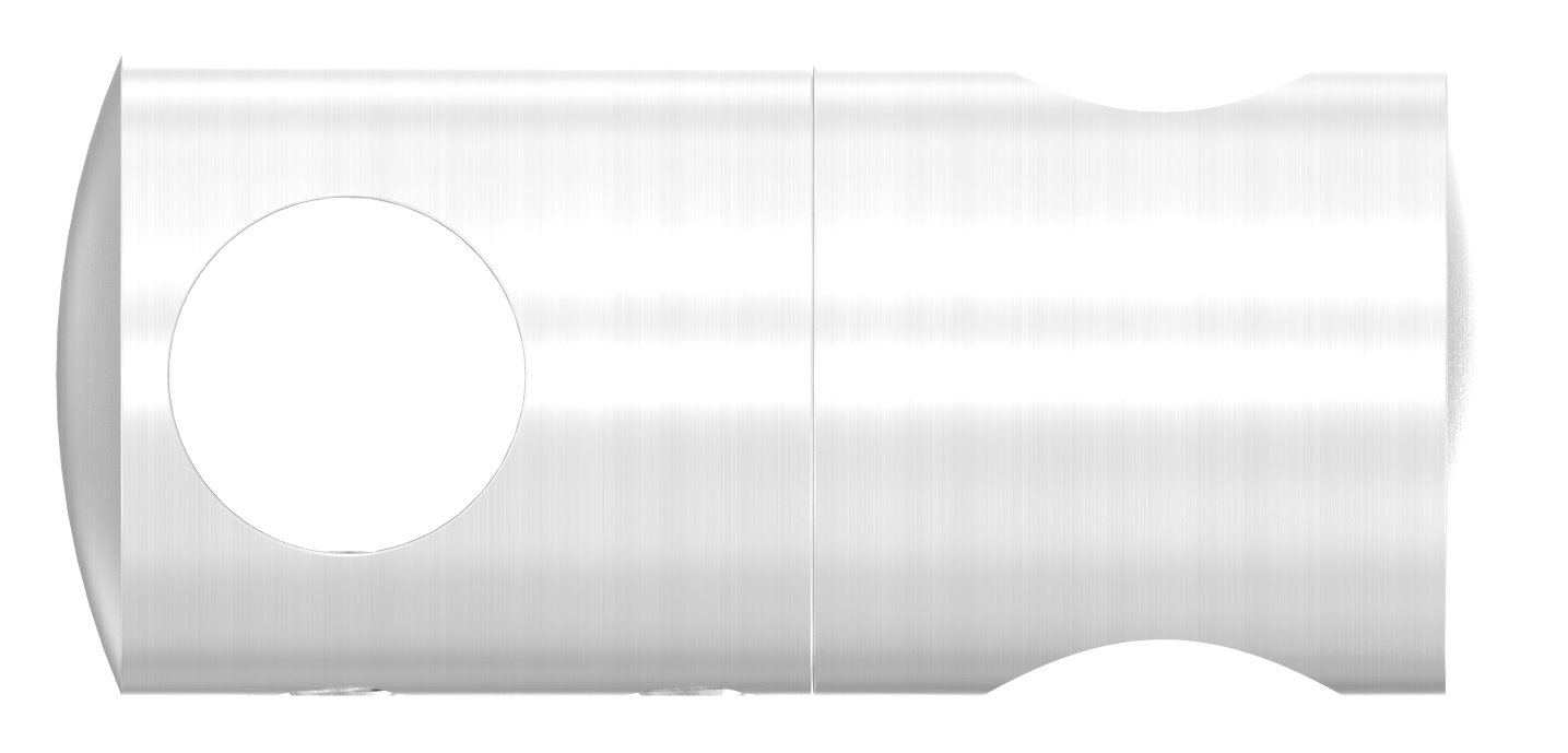 Doppelquerstabhalter mit 12,2 und 12,2mm Bohrung, V2A