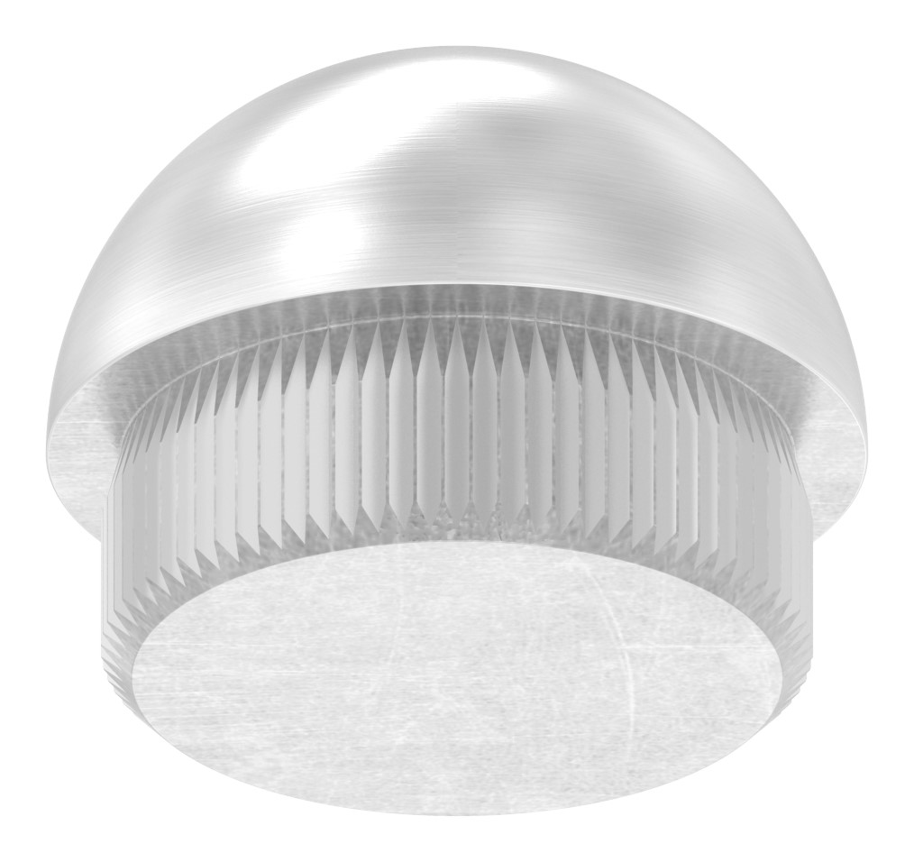 Rohrabschlussstopfen, für Rohr 26,9x2,0mm, V2A