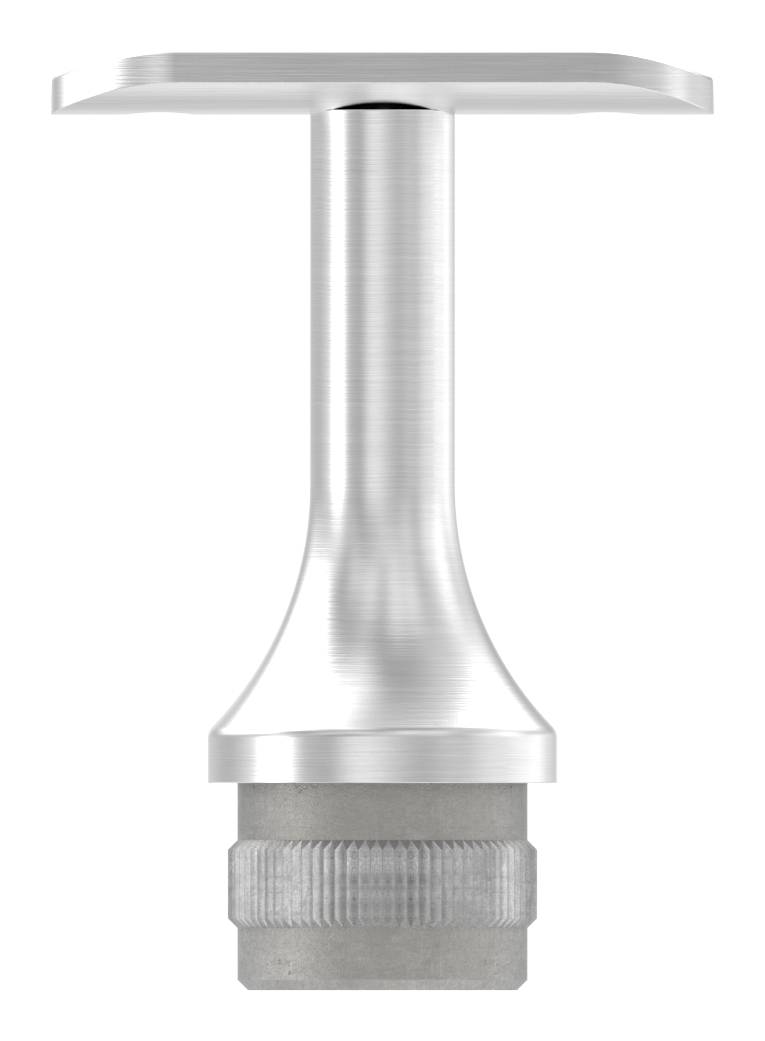 Rohrabschlussstopfen für Rohr 33,7x2,0mm, Handlaufanschlussplatte: 42,4mm, V2A
