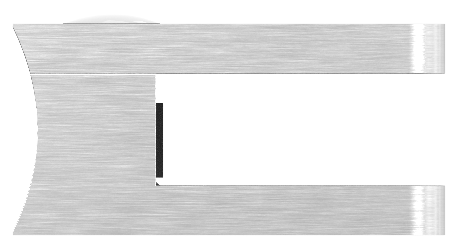 Glasklemme Mod. 36, Anschluss: 60,3mm, in V2A