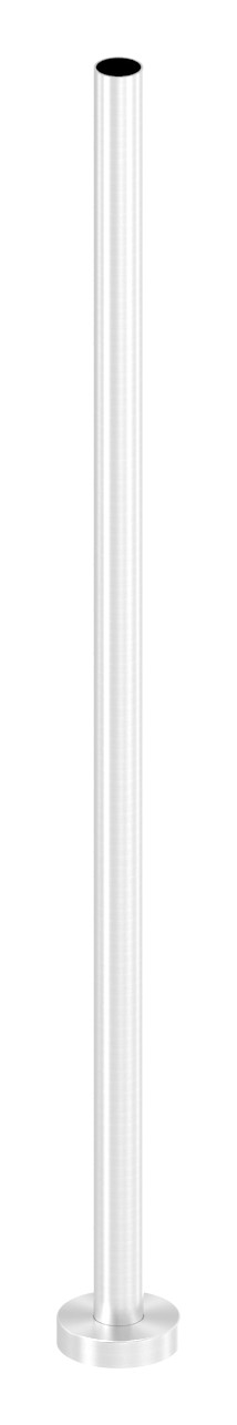Edelstahlpfosten zur Bodenmontage, H: 1190mm