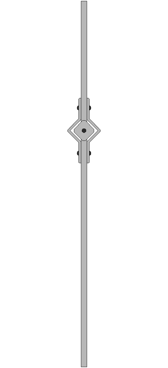 Geländerstab, 900mm