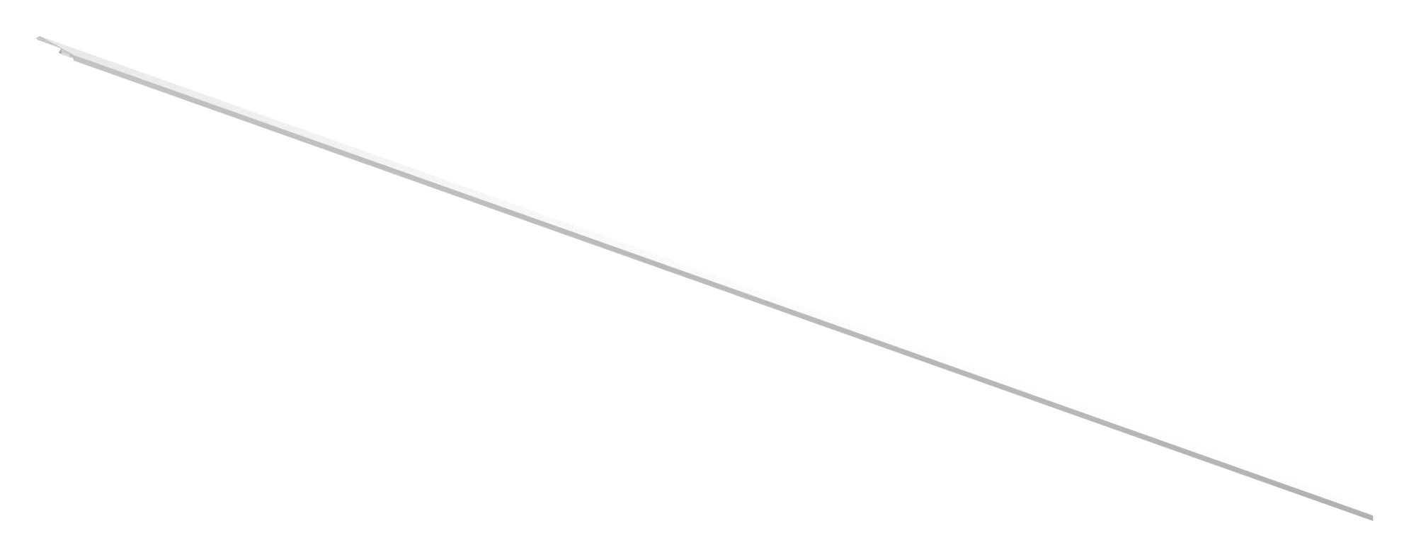 Design-Abdeckung für eleganza canopy, L: 3000mm, Aluminium E4/EV1