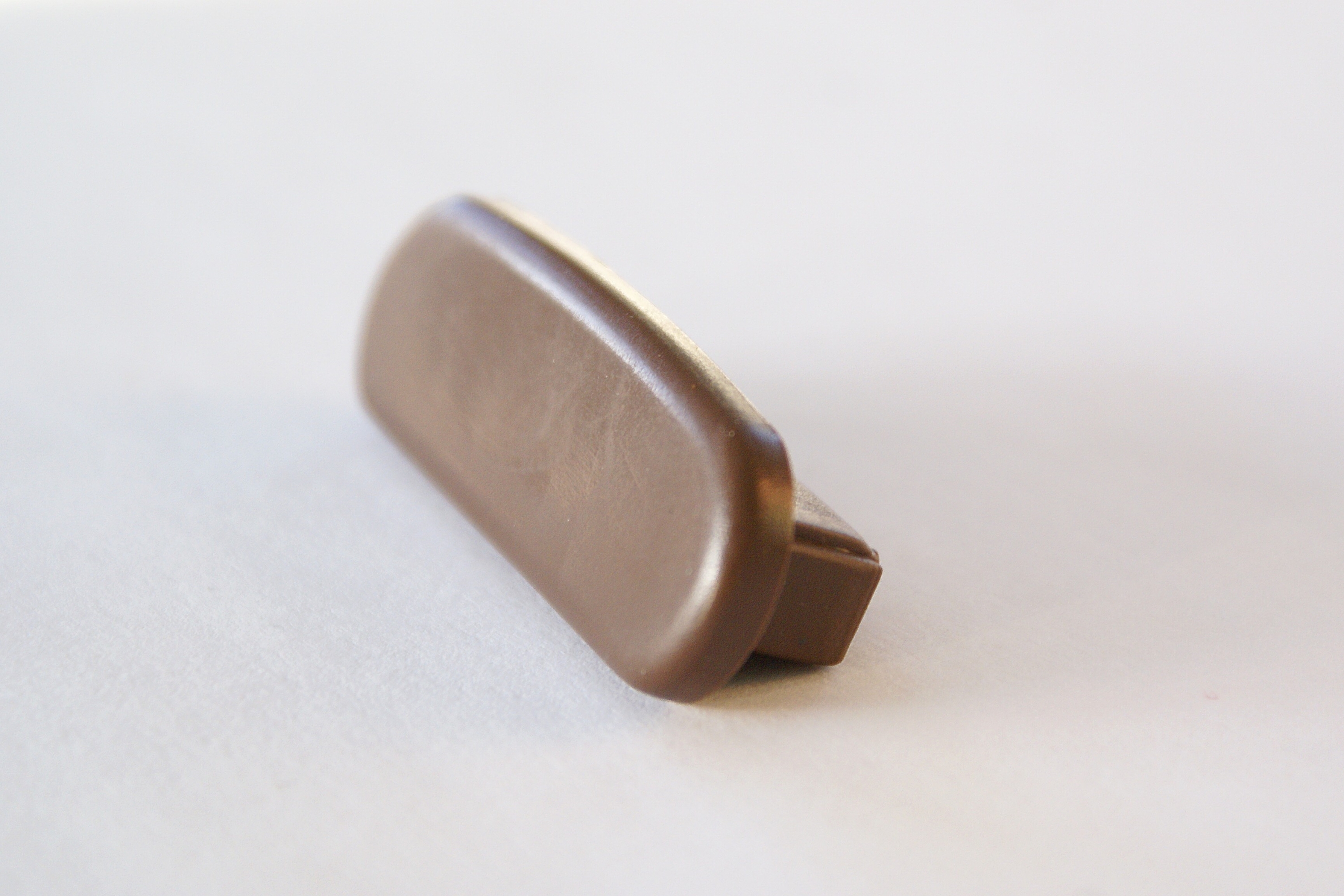 Endkappe für Kunststoffhandlauf für 40x8mm, tiefbraun