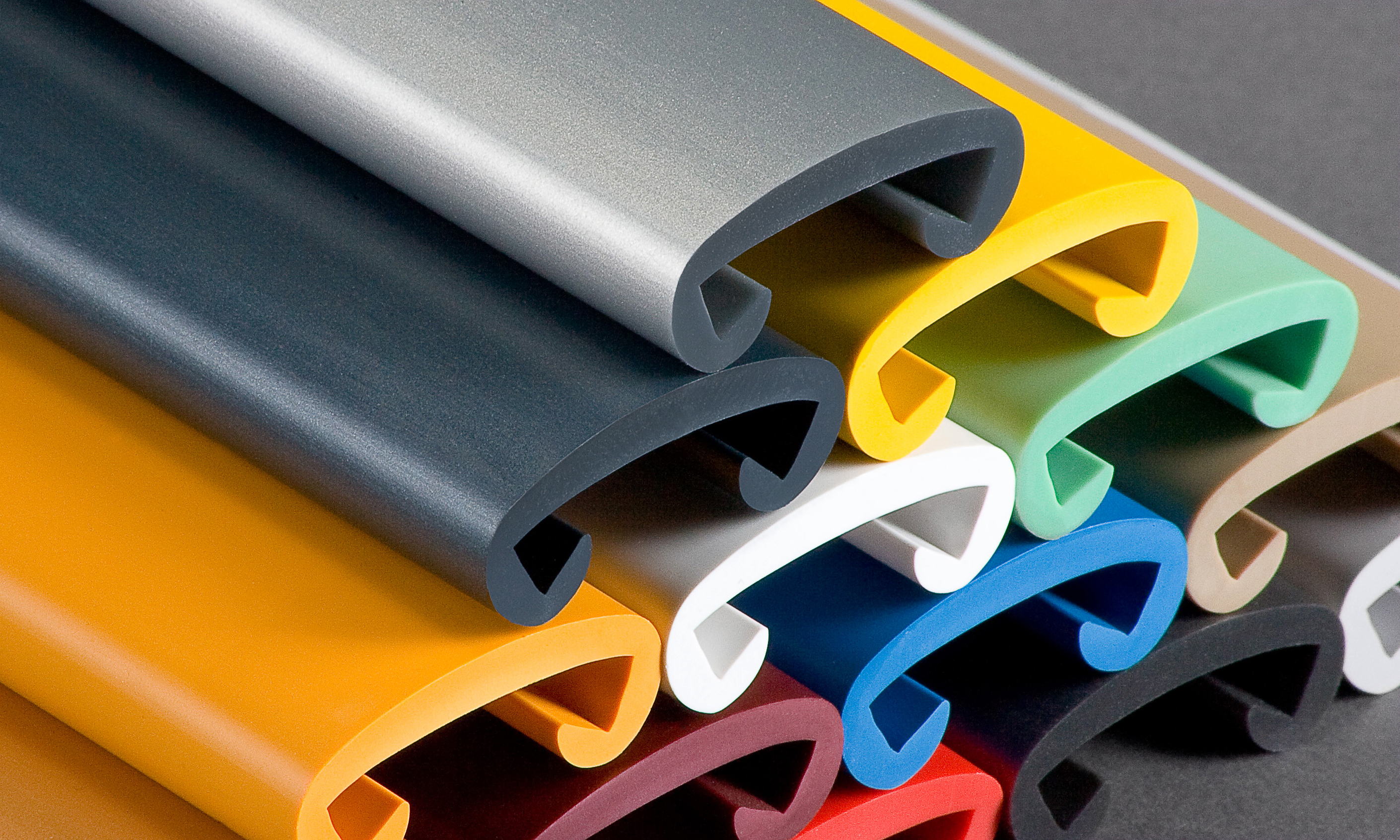 Kunststoffhandlauf für 40x8mm, elfenbein