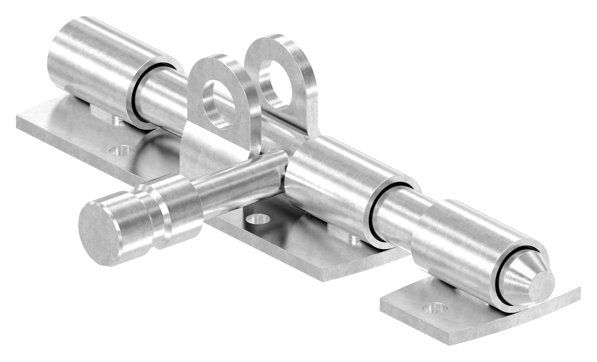 Torriegel zum Anschrauben, Edelstahl V2A