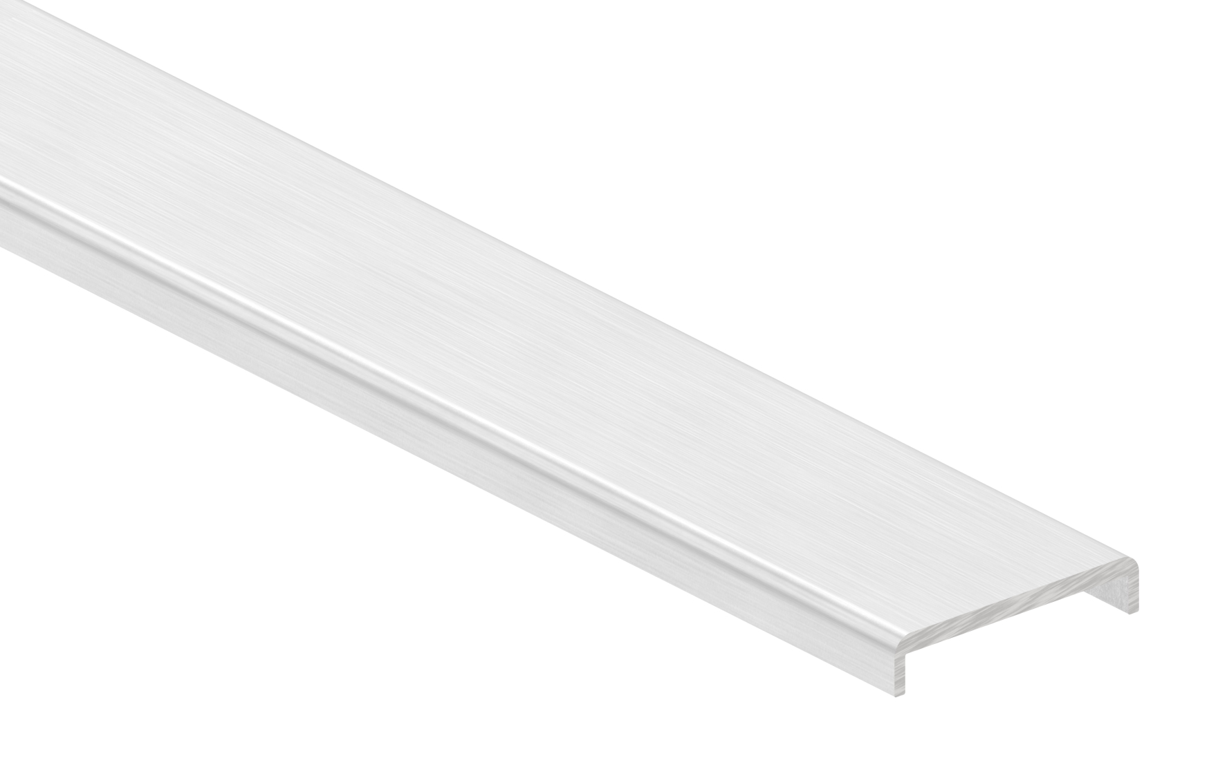 Kantenschutz EXTRA SLIM, für Glas 24,00 - 25,52mm, L: 3000mm, Aluminium E4/EV1