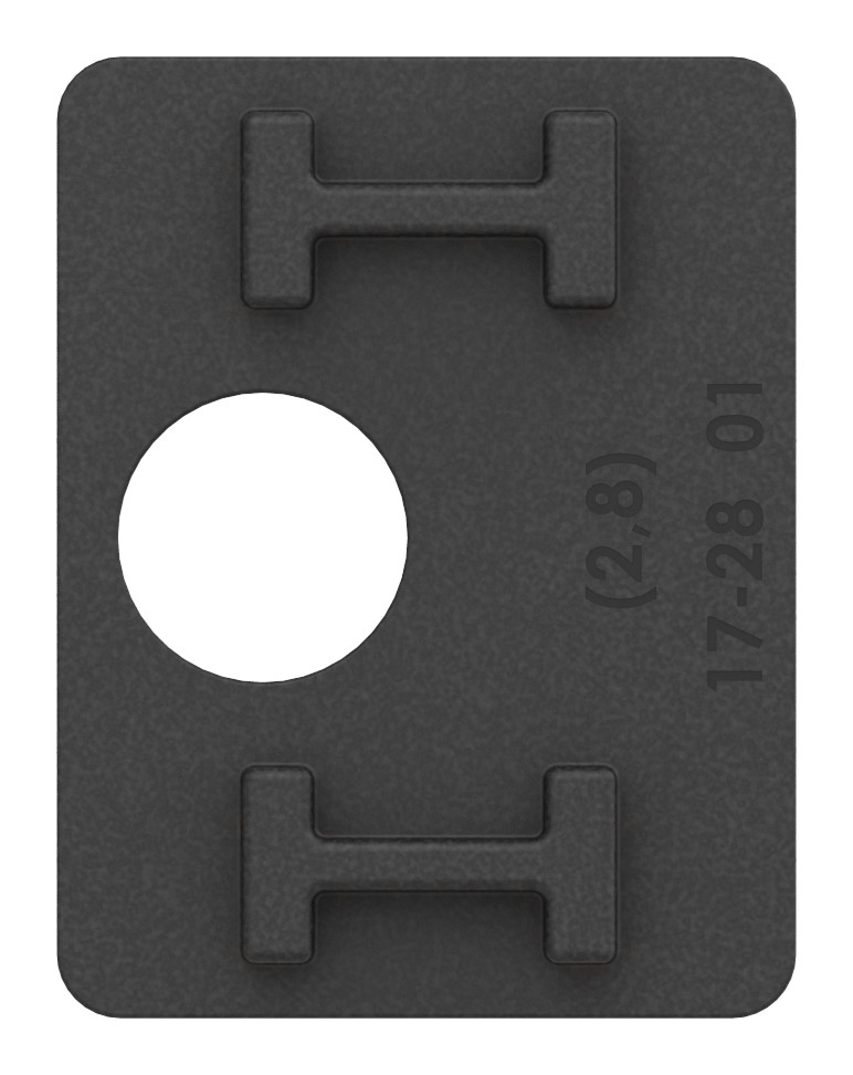 Gummi für Mod. 24, VSG-Glas 11,52mm Gummi für Mod. 24, VSG-Glas 11,52mm