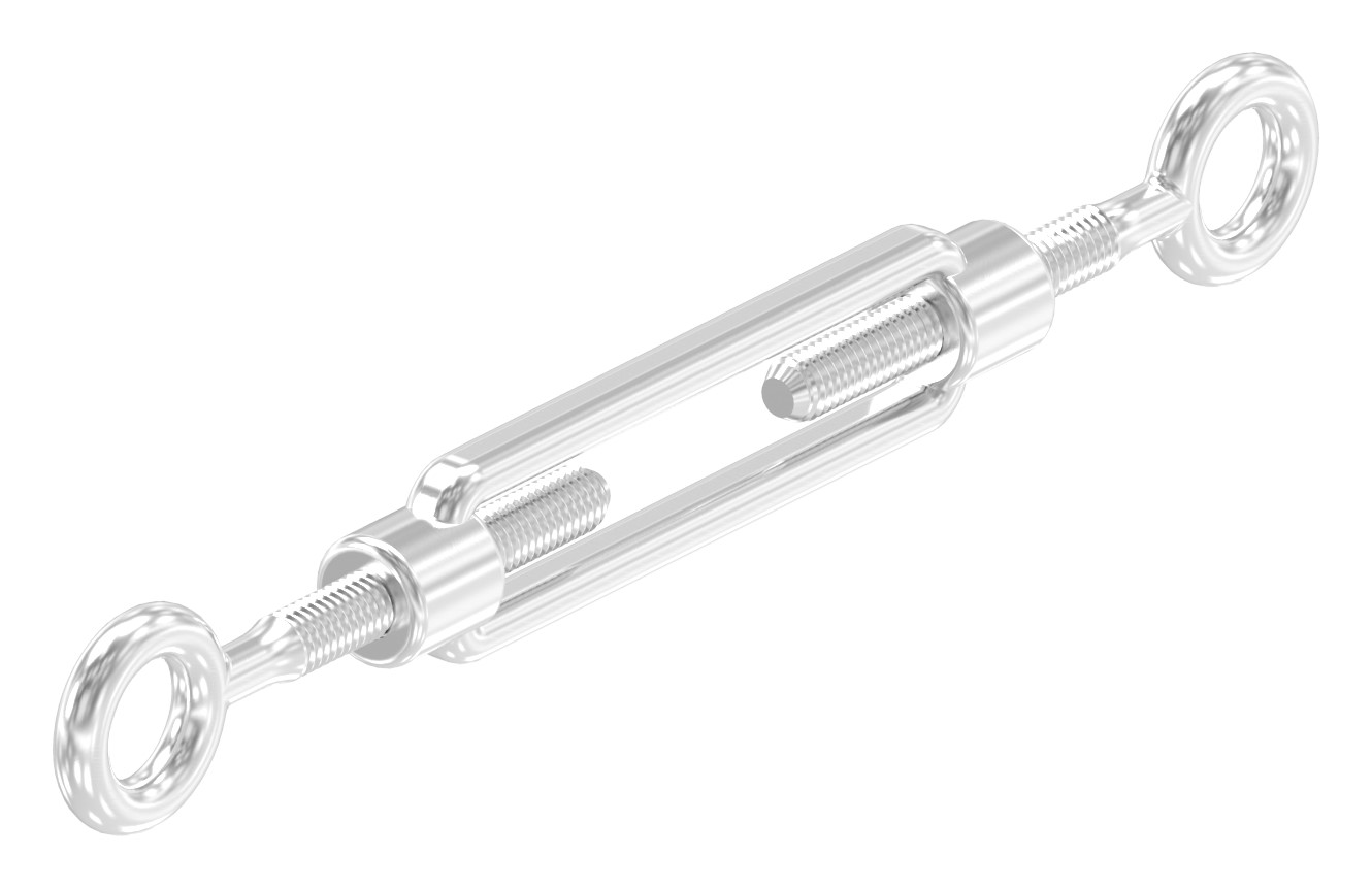 Spannschloss Öse / Öse mit Gewinde M5, V4A