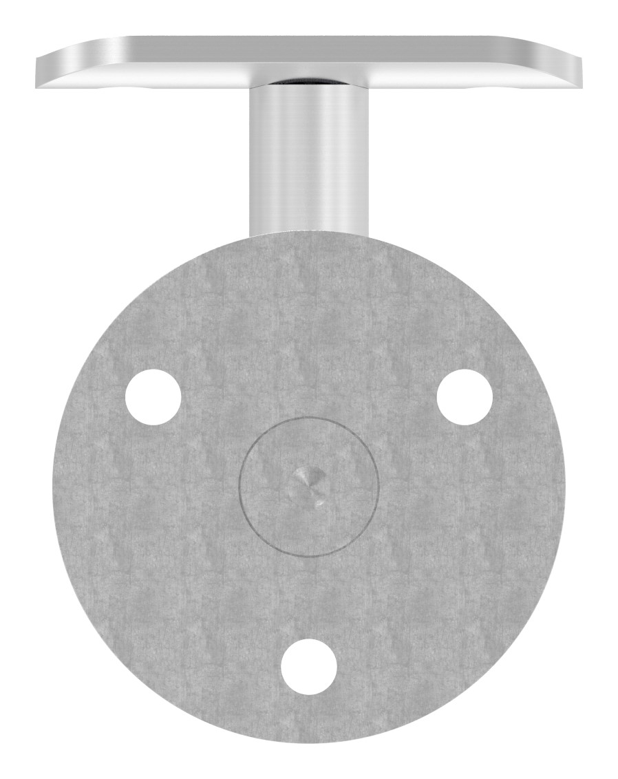 Handlaufhalter ohne Kabeldurchführung für LED Handläufe, Vollmaterial, V2A