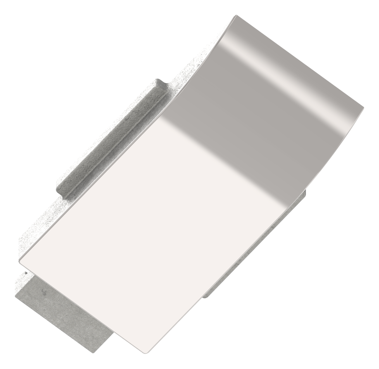 Sicherungsplatte für Mod. 38 , V4A Sicherungsplatte für Mod. 38 , V4A