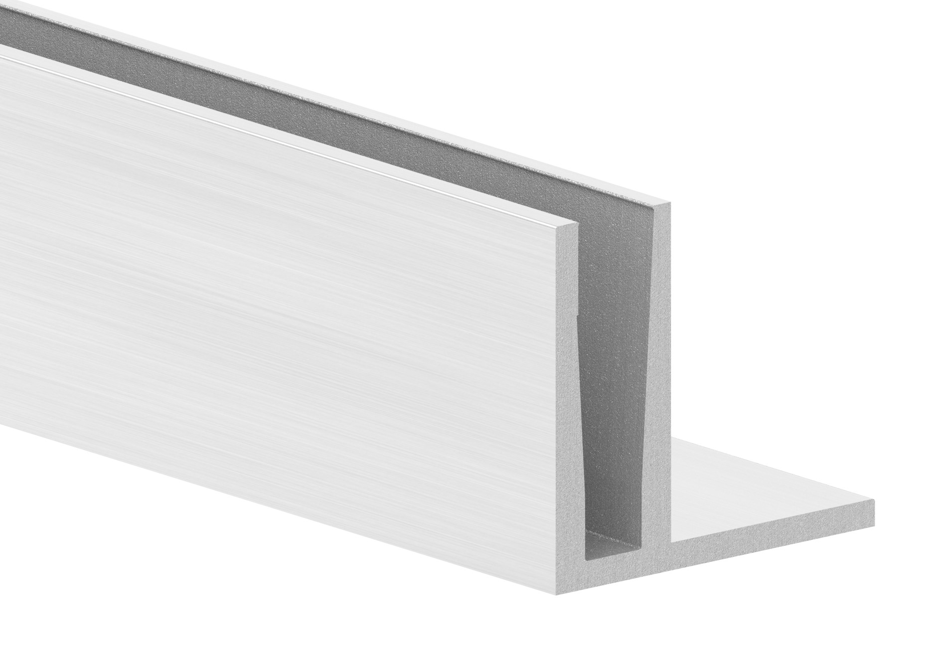 Alu-Profil ELEGANZA STRONG aufgesetzte Montage, L: 6000mm Alu-Profil ELEGANZA STRONG aufgesetzte Montage, L: 6000mm