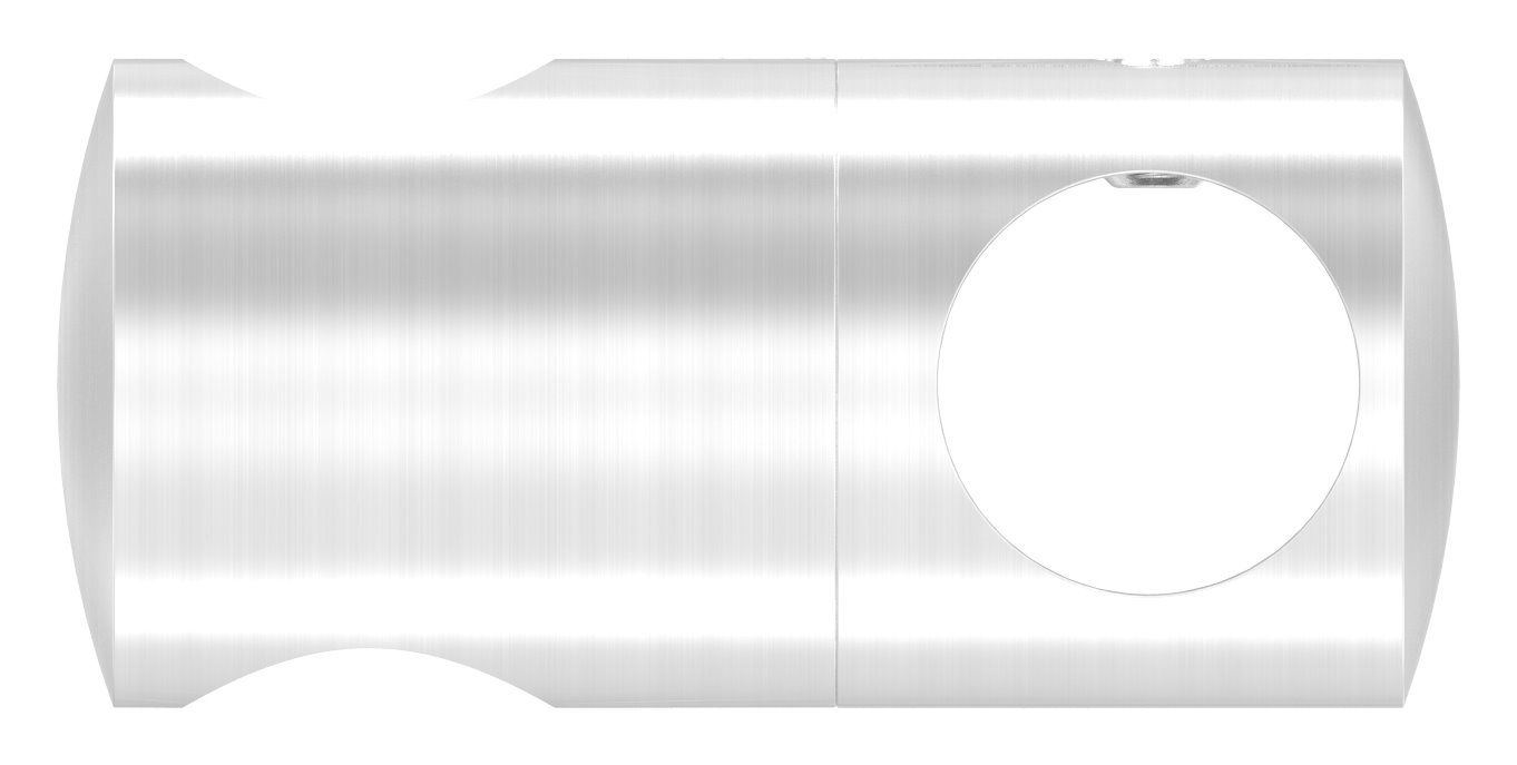 Doppelquerstabhalter mit 14,2 und 14,2mm Bohrung, V2A