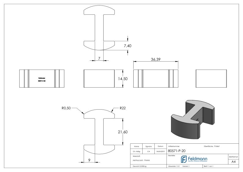 Glasausrichter für Ganzglasgeländer, für Glas 20,76 - 21,52mm Glasausrichter für Ganzglasgeländer, für Glas 20,76 - 21,52mm