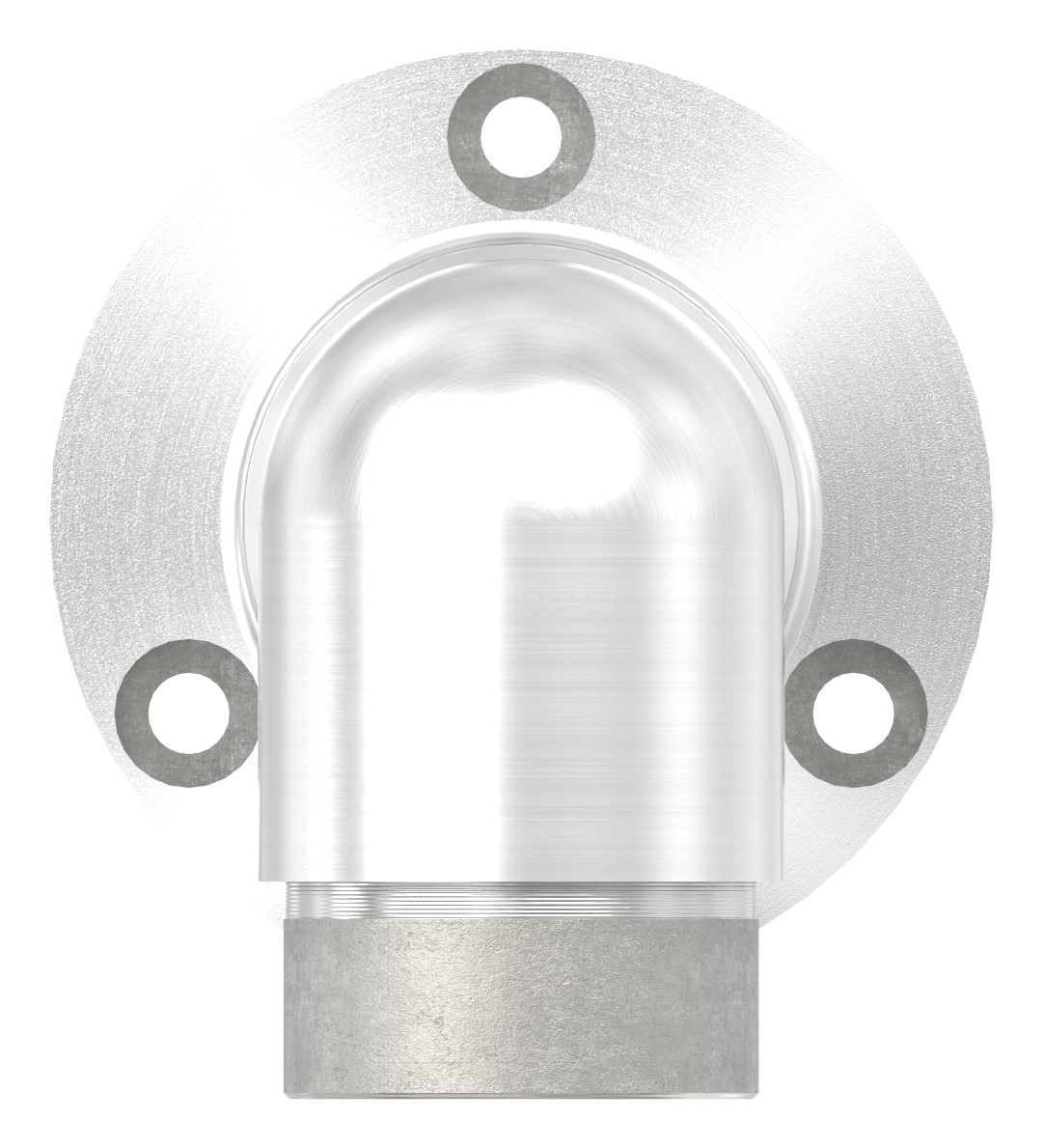Wandhalter 90° kurz, für Rohr 42,4x2,0mm, V2A